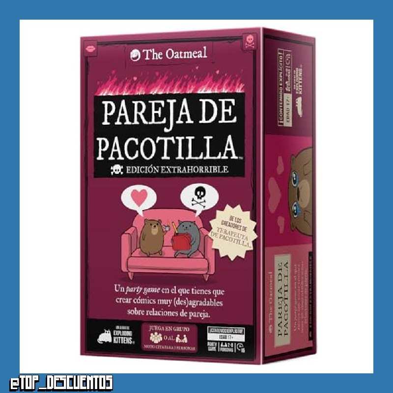 Asmodee Pareja de Pacotilla, Juego de Cartas para Adultos