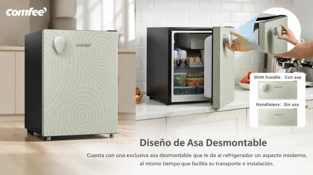 Refrigerador mini Comfee de 43L con diseño retro por sólo 119,99€ con envío gratis (-14%)