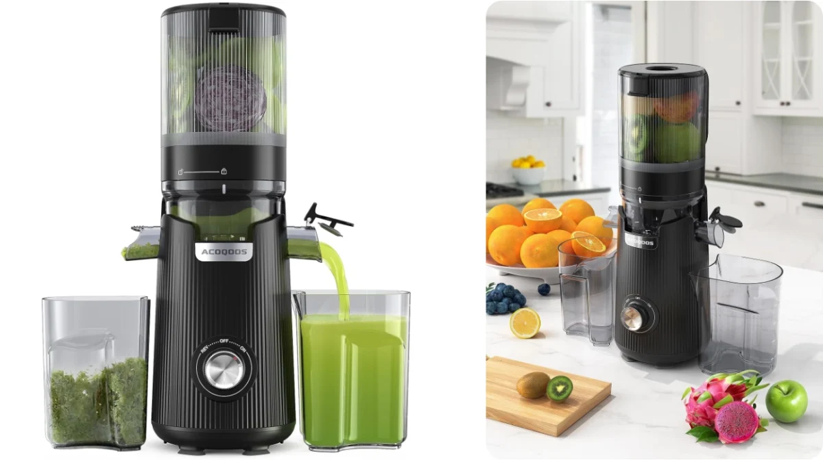 ¿Frutas enteras al instante? Licuadora Acoqoos de 1,8 L y limpieza sencilla por sólo 79,99€ con envío gratis (-60%)