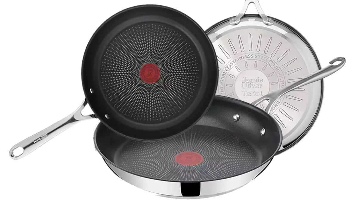 Pack x 3 Sartenes Tefal Jaimie Oliver de 20, 24 y 28 cm por sólo 73,99€ con envío gratis (-26%)
