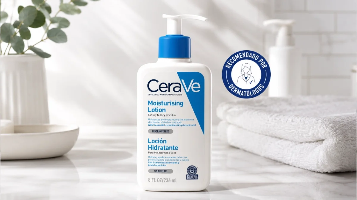 Pack x2 CeraVe loción ligera con ceramidas y ácido hialurónico por sólo 13,95€ con descuento automático (-42%) ¡6,98€ cada uno!
