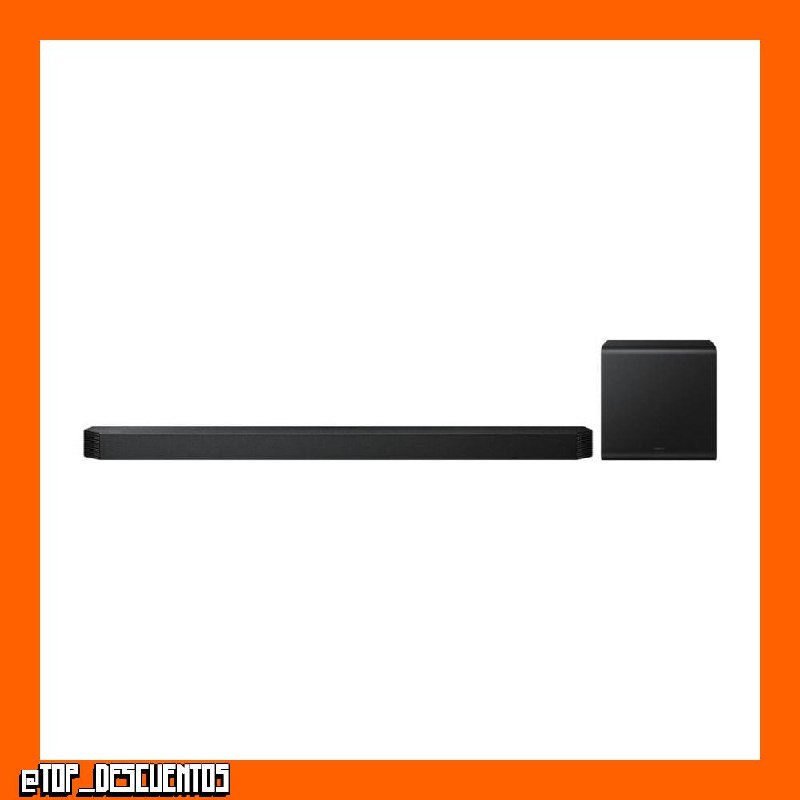 Barra de Sonido Samsung HW-Q800H 5.1.2 400W Bluetooth WiFi Dolby Atmos Negra