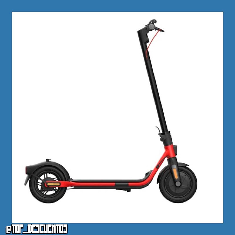 Segway-Ninebot, Patinete eléctrico, modelo D38E para adultos, velocidad máxima de 25km/h, Autonomía de hasta 38km, freno delantero electrónico y freno trasero de tambor