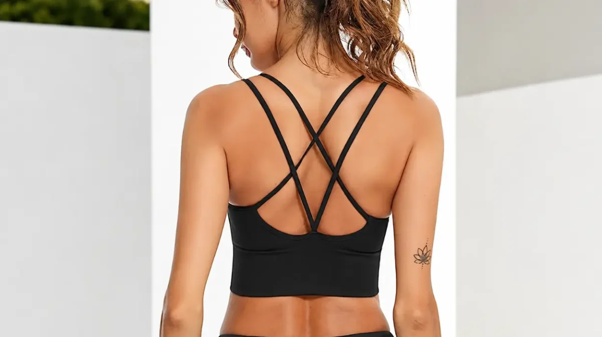 Sujetador deportivo Sykooria tipo top para mujer con almohadillas extraíbles por sólo 10,39€ (-31%)