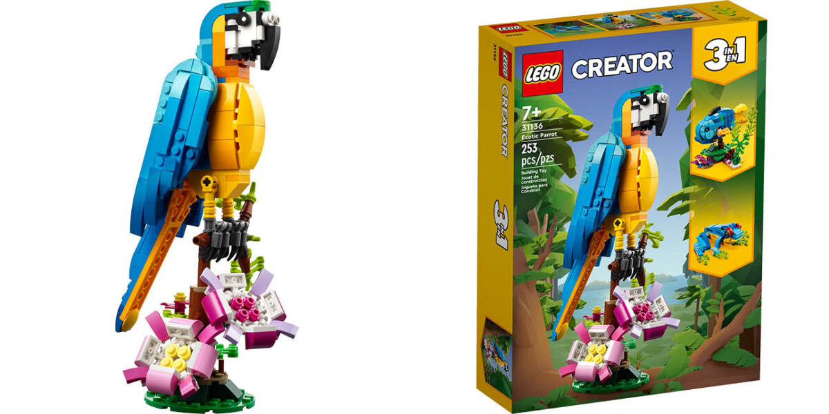 LEGO Creator 3 en 1 Loro Exótico por sólo 18,99€ (24% de descuento)