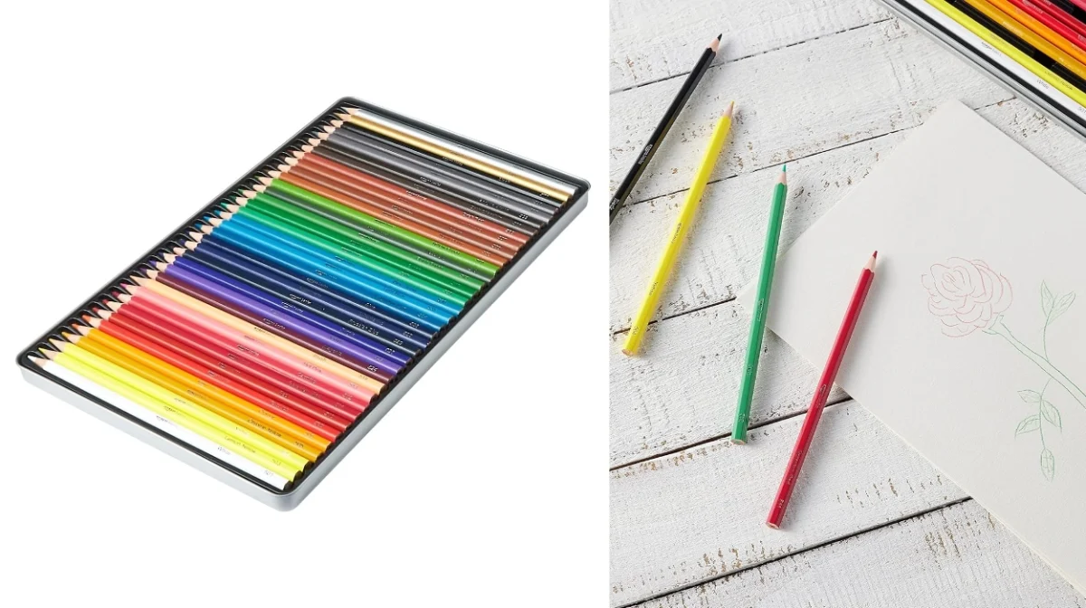 Dale vida a tus ideas con los lápices de colores de Amazon Basics: 36 tonos vibrantes en caja de lata por sólo 6,26€ (30% de descuento)
