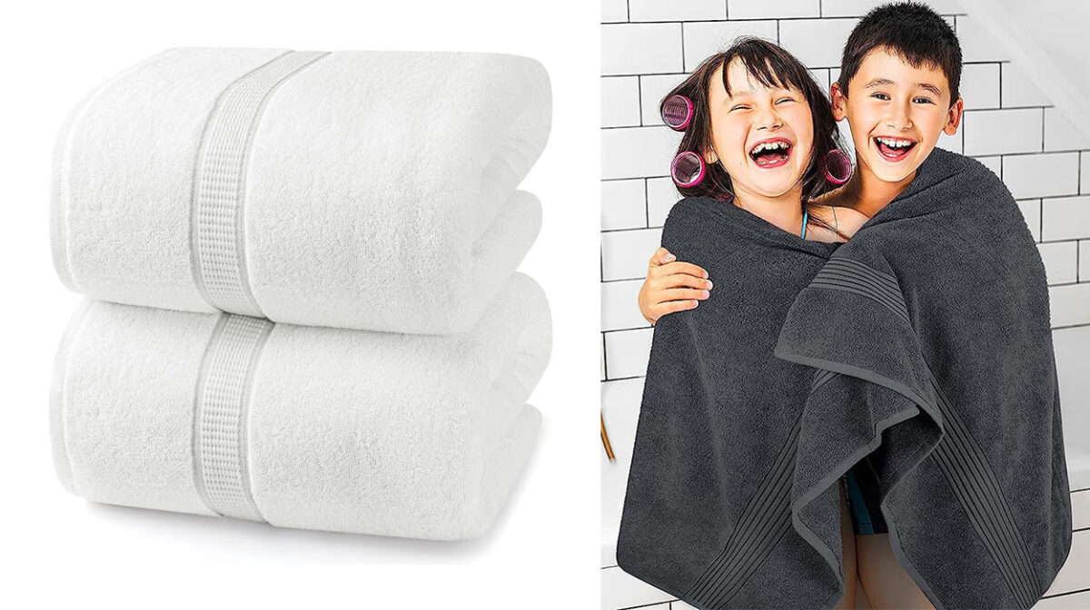 Renueva tus toallas de baño con estas jumbo de lujo a sólo 12,14€ cada una (-24%)