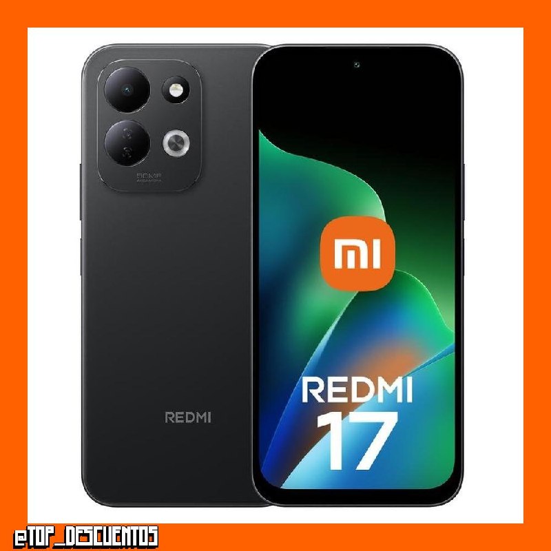 Xiaomi REDMI 17 4G 4GB 128GB 6.99" Negro