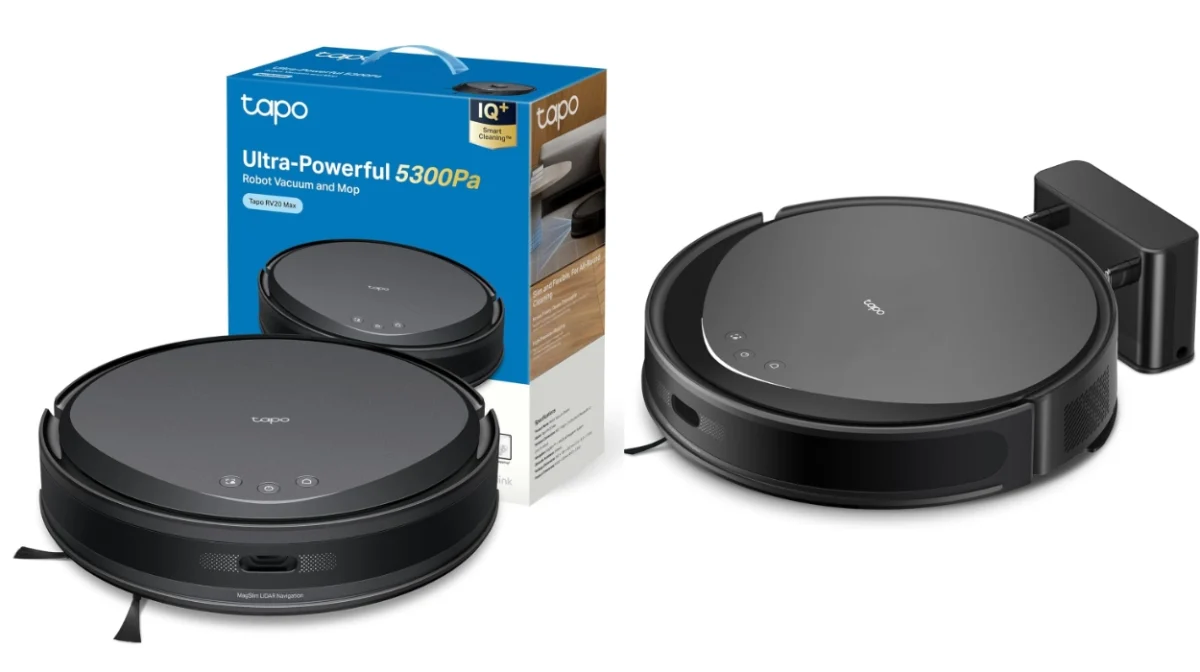 Navegación precisa y limpieza potente con el robot aspirador Tapo RV20 MAX, controlable por voz y app por sólo 89,99€ (50% de descuento)