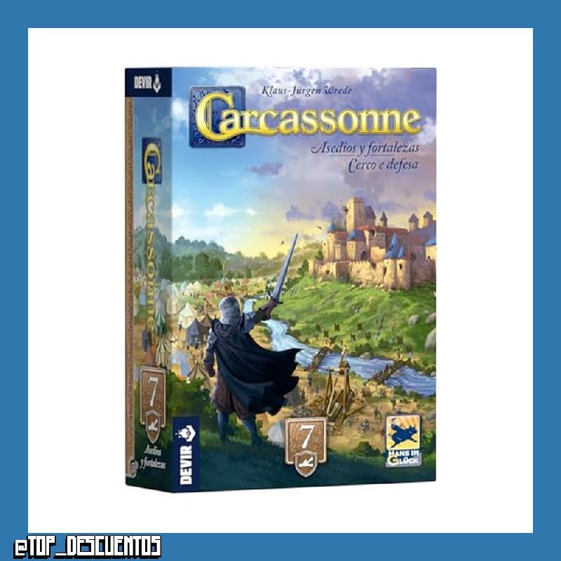 Devir – Carcassonne: Asedios y Fortalezas – Expansión del Juego de Mesa de Estrategia | Edición Española