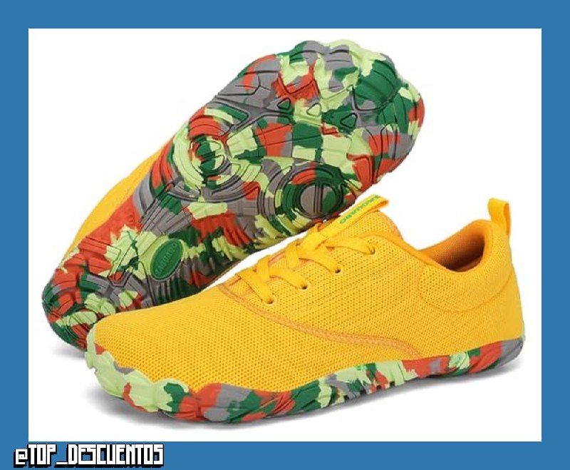 SAGUARO Unisex Zapatos Barefoot Antideslizante y Ligeras Zapatillas de Trail Running, Talla 36-48