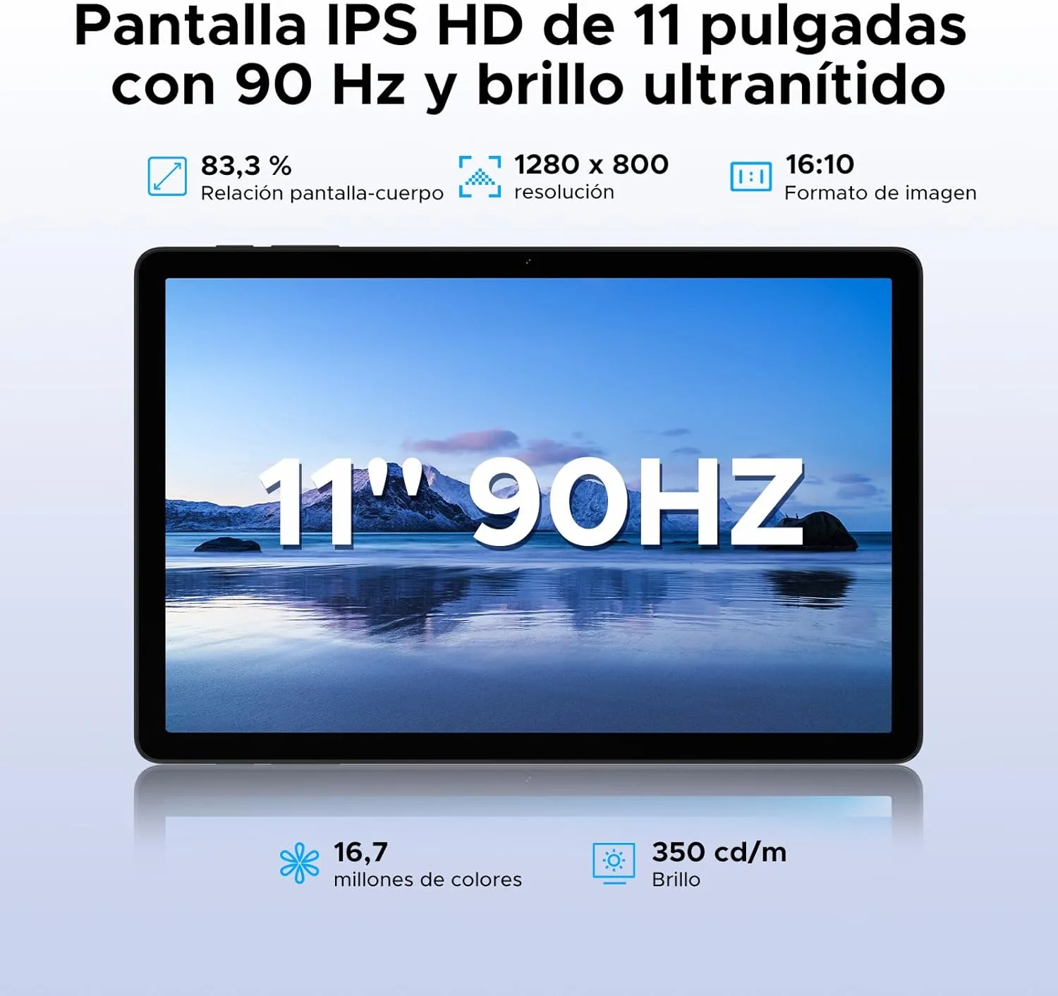 Tab G6 Android 16 Tablet 11 Pulgadas, 30GB+256GB/2TB por 149,99€ en Amazon