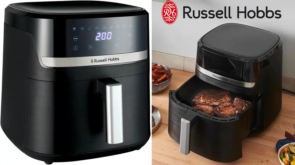 Freidora de aire Russell Hobbs Satisfry de 8,3 litros por sólo 49,99€ con envío gratis (-55%)