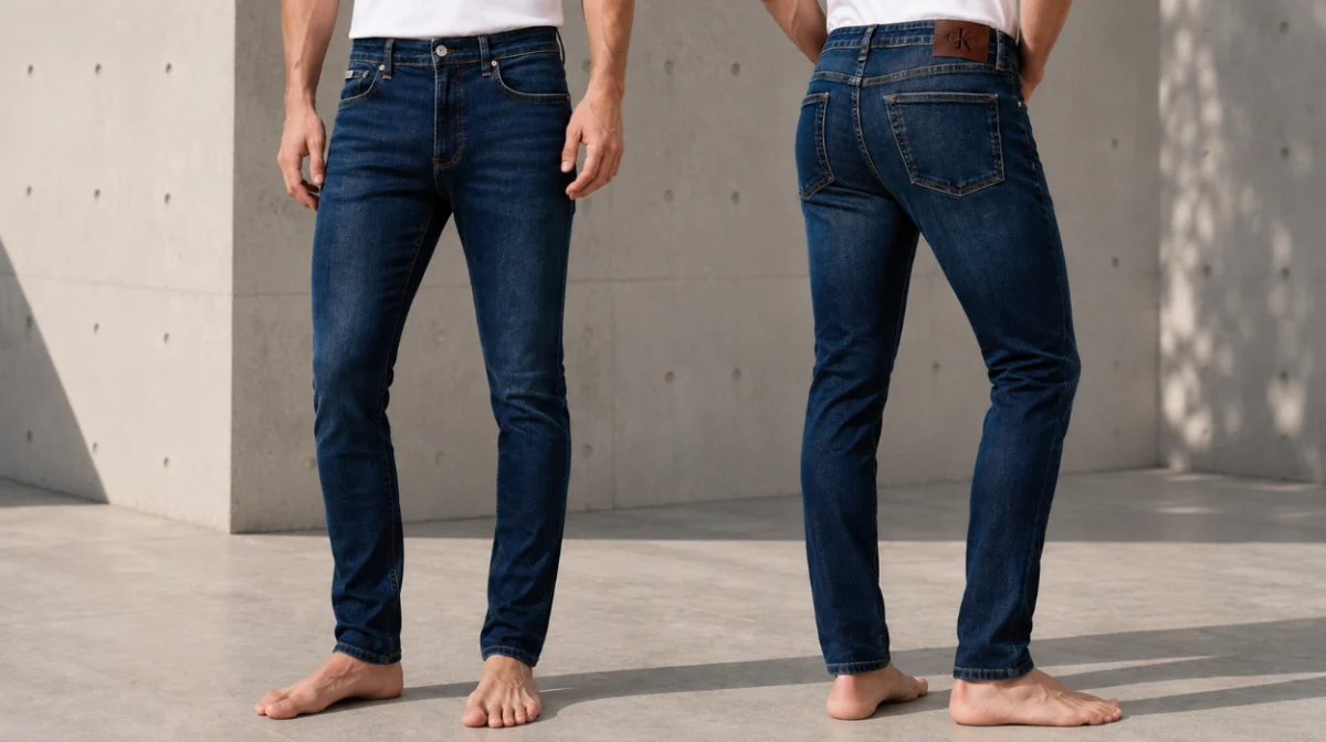 Vaqueros Calvin Klein Skinny Oil Slick en denim elástico para hombre por sólo 59,95€ con envío gratis (-40%)