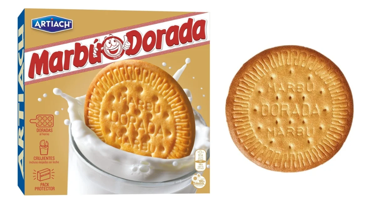 Pack x3 paquetes de galletas Marbú Dorada de 600 g por sólo 6,40€ con 3x2 (-37% ) ¡2,13€ cada uno!