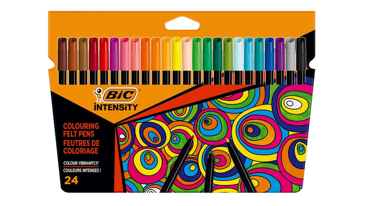 Set de 24 rotuladores BIC Intensity de punta fina por sólo 4,99€ (-60%)