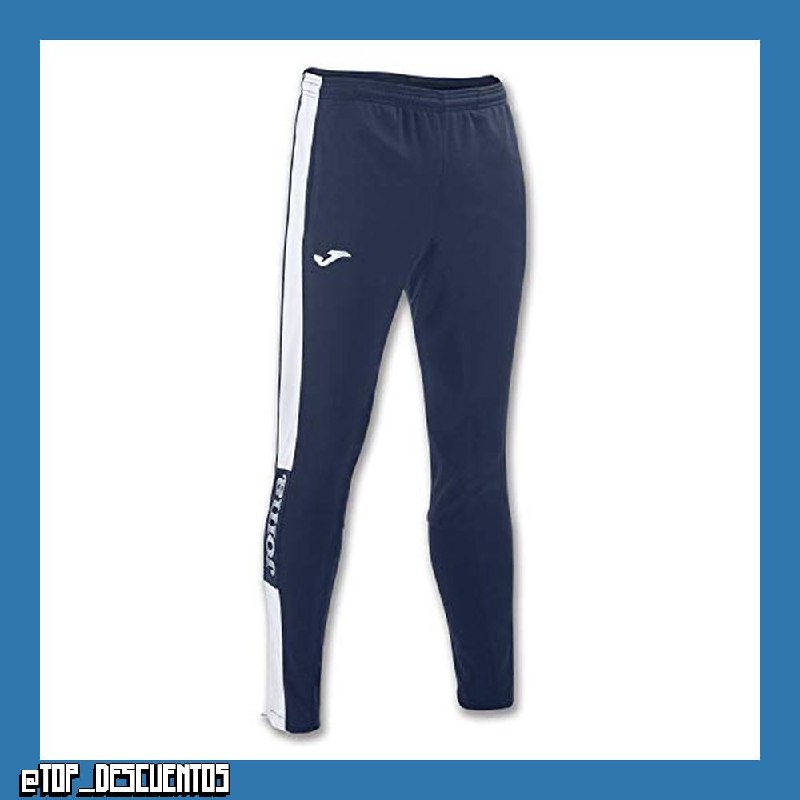 Joma - Pantalón Largo Deportivo Hombre, 5XS - 3XL - Bolsillos, Cintura Elástica con Cordón y Bajo con Cremallera - Championship IV