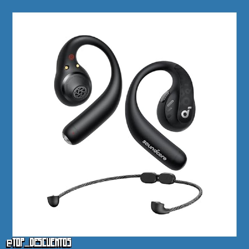 Soundcore AeroFit Pro by Anker Auriculares Bluetooth, LDAC, 46 h