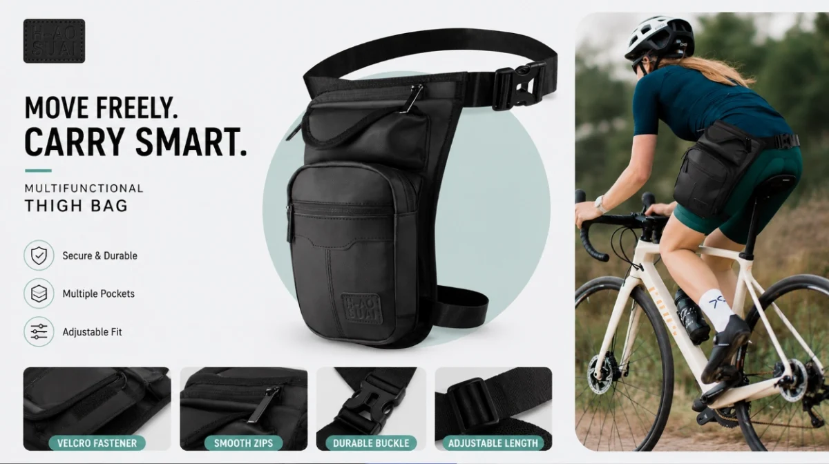 Protección y versatilidad con esta riñonera para moto y bici: 3 estilos de uso y compartimentos organizados por sólo 14,99€ (26% de descuento)