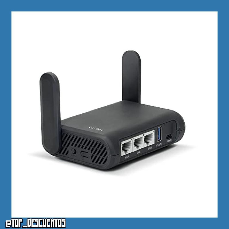 GL.iNet GL-A1300 Slate Plus Router Wi-Fi 5 de Bolsillo AC1300 Gigabit