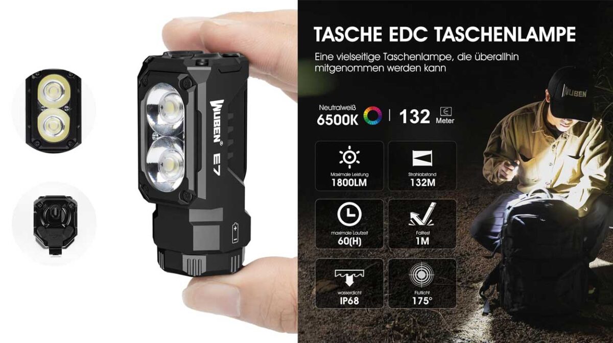 Esta mini linterna es una de las mejor valoradas en Amazon: Ultra potente, con batería recargable y a un precio TOP