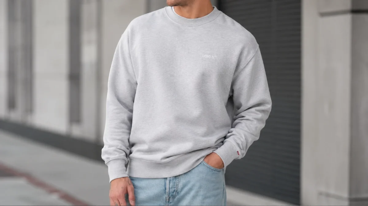 La sudadera Levi's Authentic Crew para hombre baja a precio mínimo en este bonito color ¡Elegante y cómodo por menos de 35€!