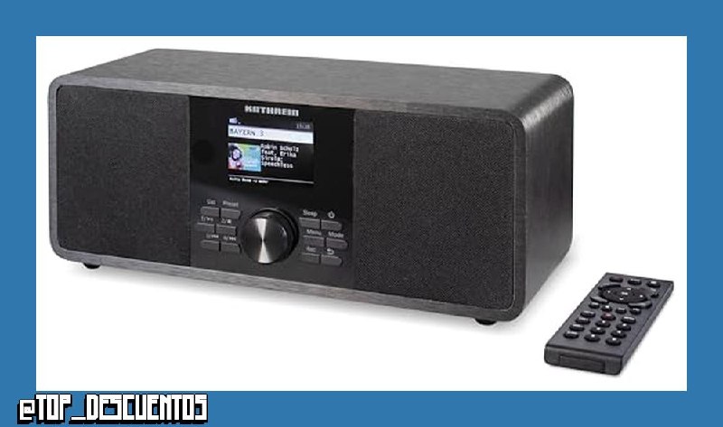 KATHREIN Dab+ Link S12 – Dab+ / Radio por Internet, estéreo – Negro