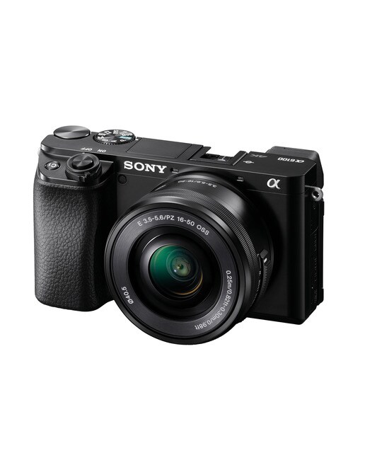 Sony - Sony Alpha 6100A. Cámara mirrorless APS-C con objetivo intercambiable 16-50 mm f-3.5-5.6 Power Zoom.