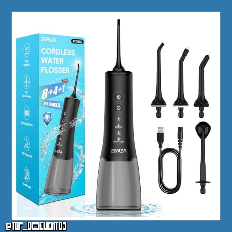 Irrigador Dental Portatil 13 DIY Modos Irrigador Bucal 5 Boquillas
