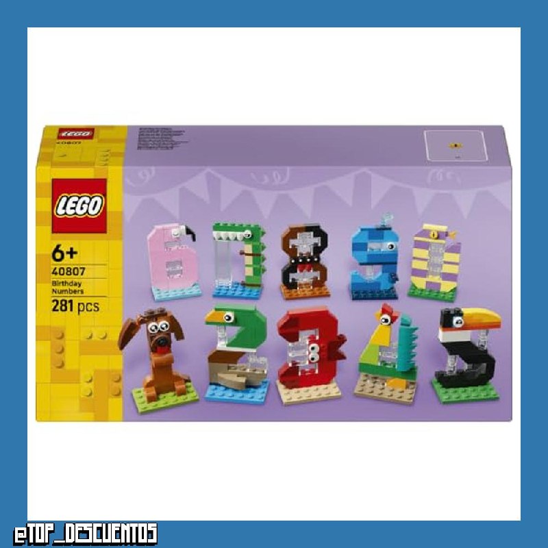 LEGO Números de Cumpleaños 40807