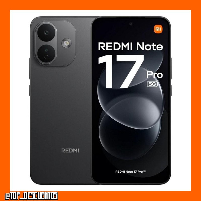 Xiaomi REDMI Note 17 Pro 5G 6GB 256GB 6.83" Negro