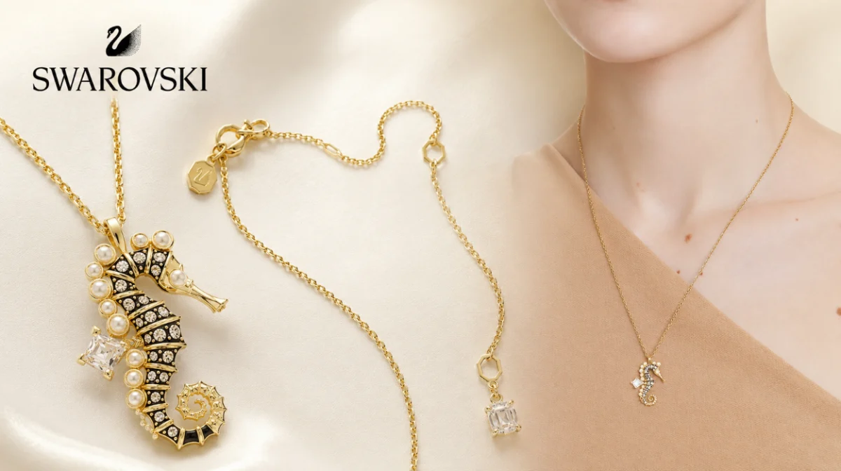 Un toque marino elegante: colgante Swarovski Idyllia caballito de mar por sólo 89€ con envío gratis (-40%)