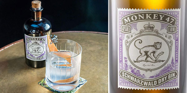 Ginebra Monkey 47 de 500 ml por sólo 39,90€ con envío gratis (31% de descuento)