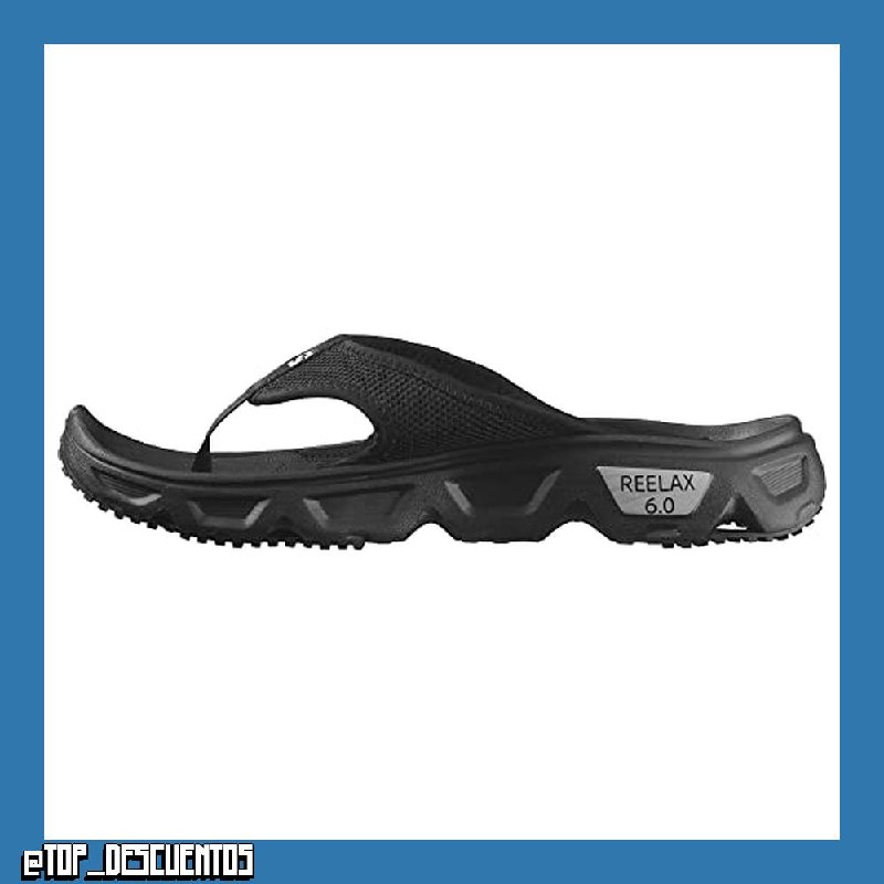 SALOMON Reelax Break 6.0 Calzado de Recuperación para Hombre, Zancada amortiguada, Sujeción del pie sin costuras, Ligereza