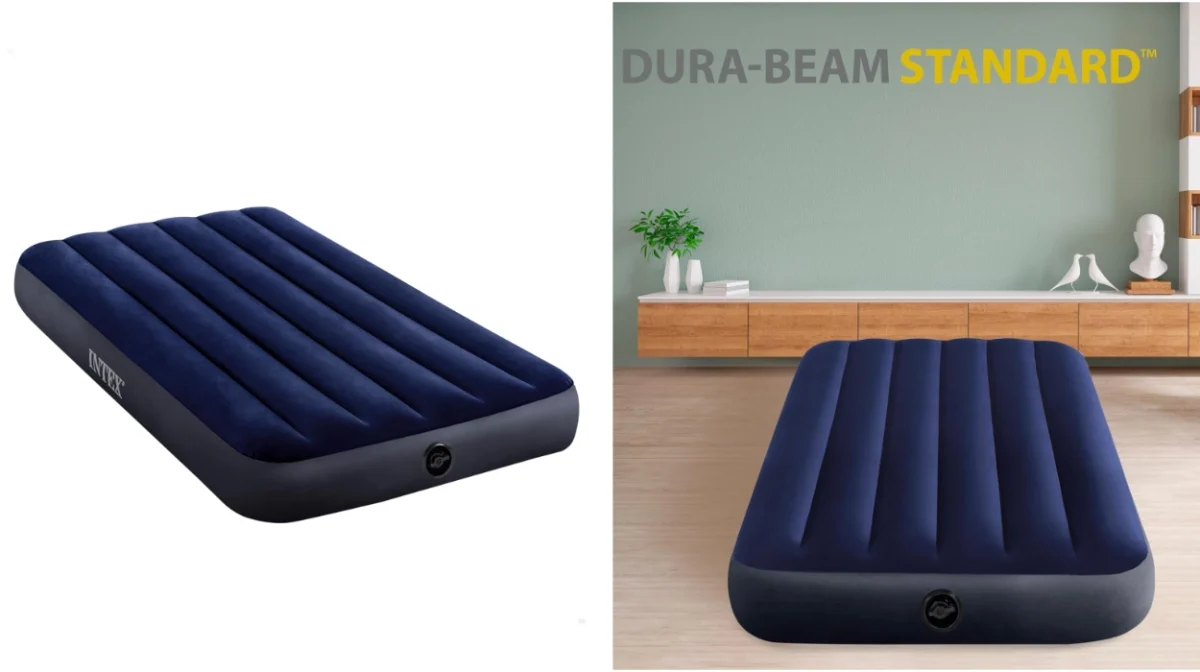 La cama más cómoda para escapadas, camping o invitados sorpresa: colchón hinchable Intex Dura-Beam Classic por sólo 12,99€ (-35%)