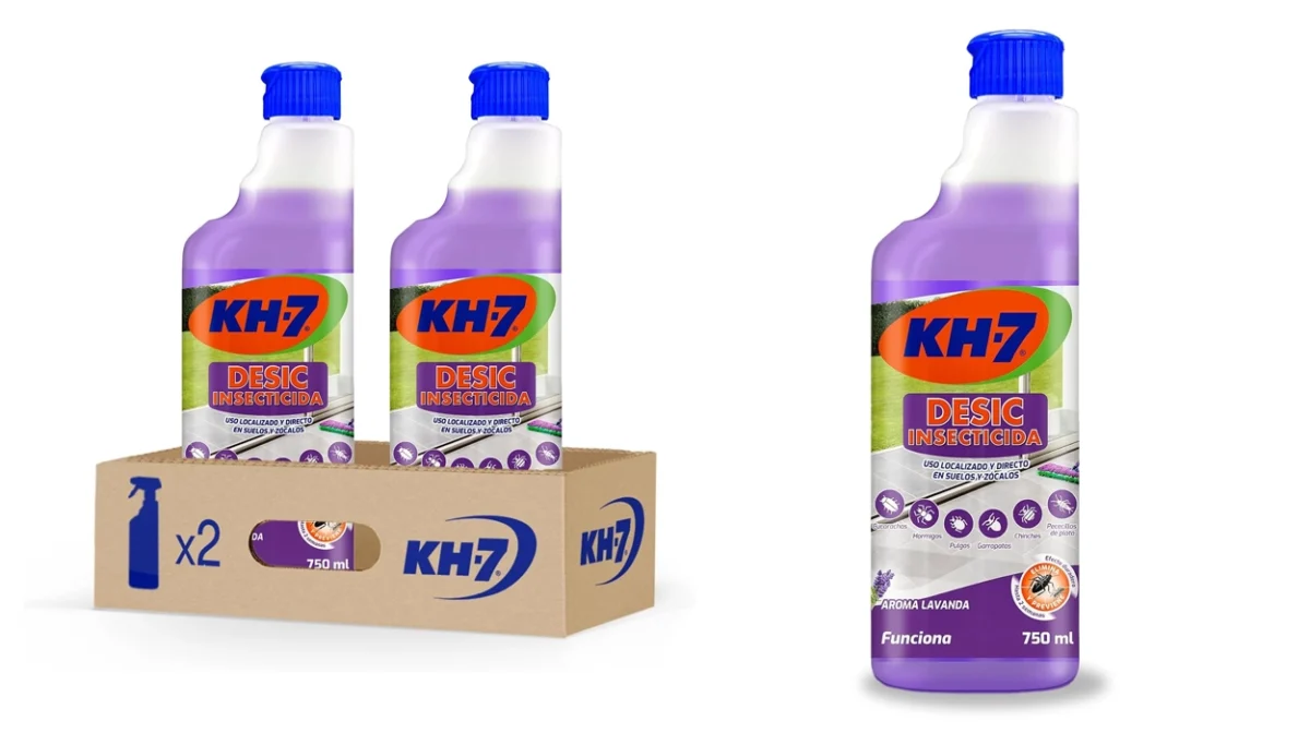 Pack x2 Insecticida fregasuelos KH-7 Desic aroma lavanda de 750 ml por sólo 5,03€ con cupón ¡2,51€ cada uno!