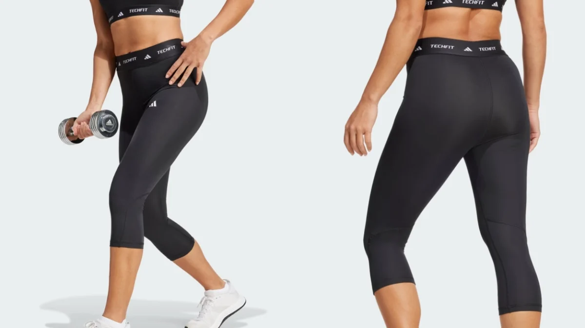 Leggins compresivos Adidas Capri Techfit para mujer por sólo 24,49€ (39% de descuento)
