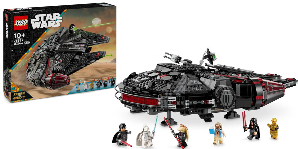 Set LEGO Halcón Oscuro de Star Wars de 1.579 piezas por sólo 134,99€ con envío gratis (-25%)