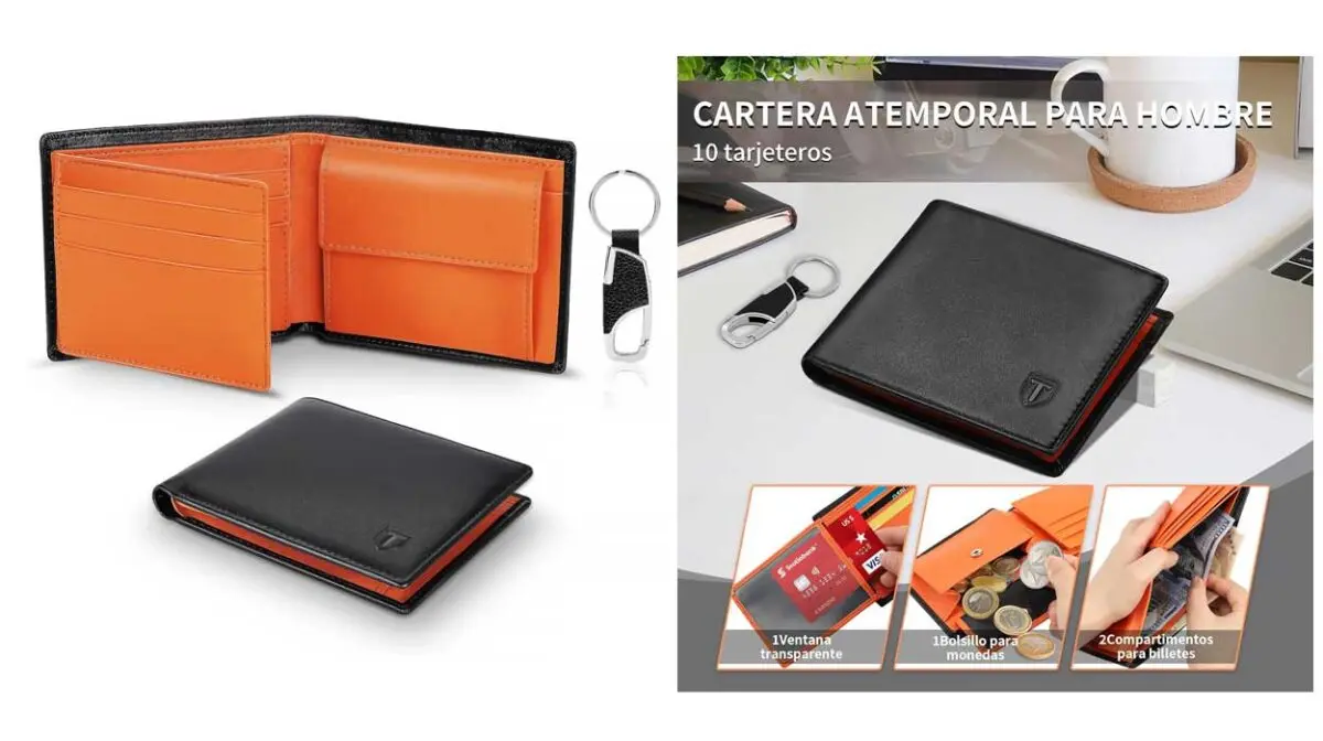 Cartera TEEHON con protección RFID para hombre por sólo 16,14€ (-46%)