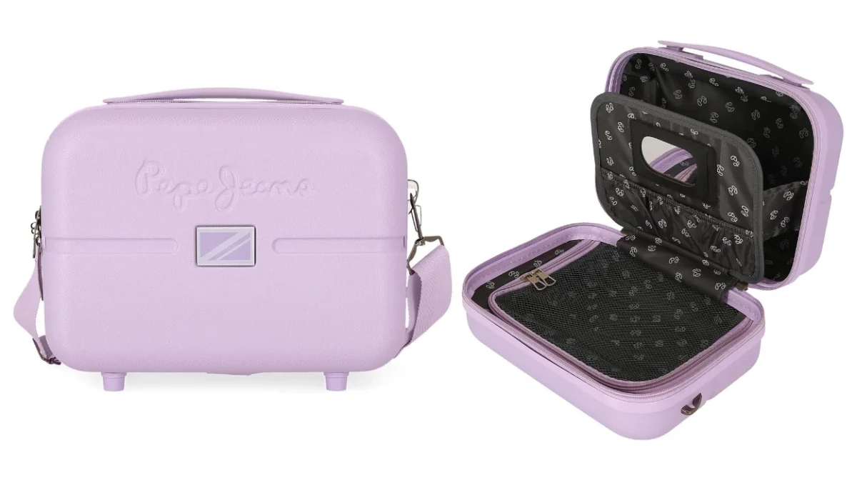 Neceser rígido Pepe Jeans Accent con bandolera y adaptable a trolley para mujer por sólo 28,56€ (29% de descuento)