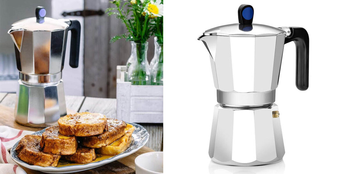 Cafetera italiana Monix Induction Express de 12 tazas por sólo 14€ (-52%)
