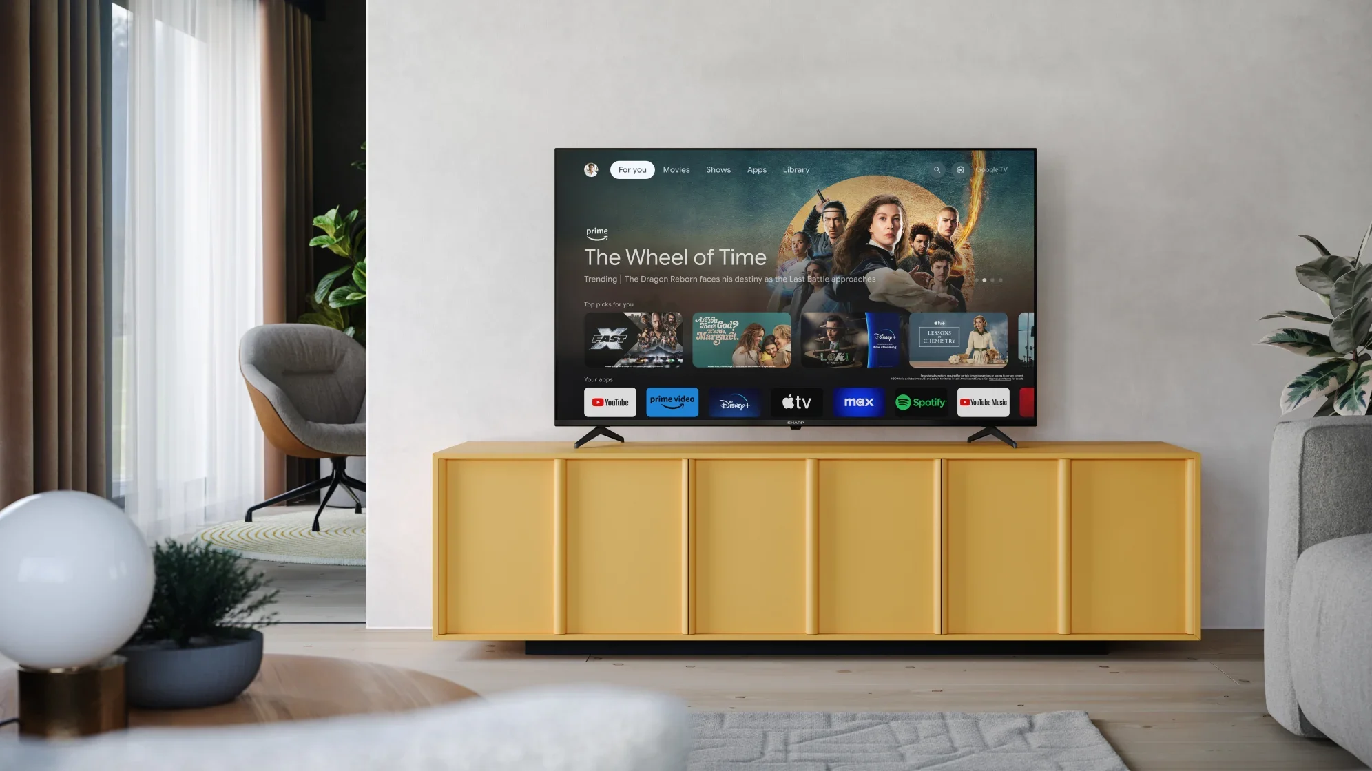 Sharp 55GL4060E – TV Android 50″ Frameless por 260,80€ en Amazon