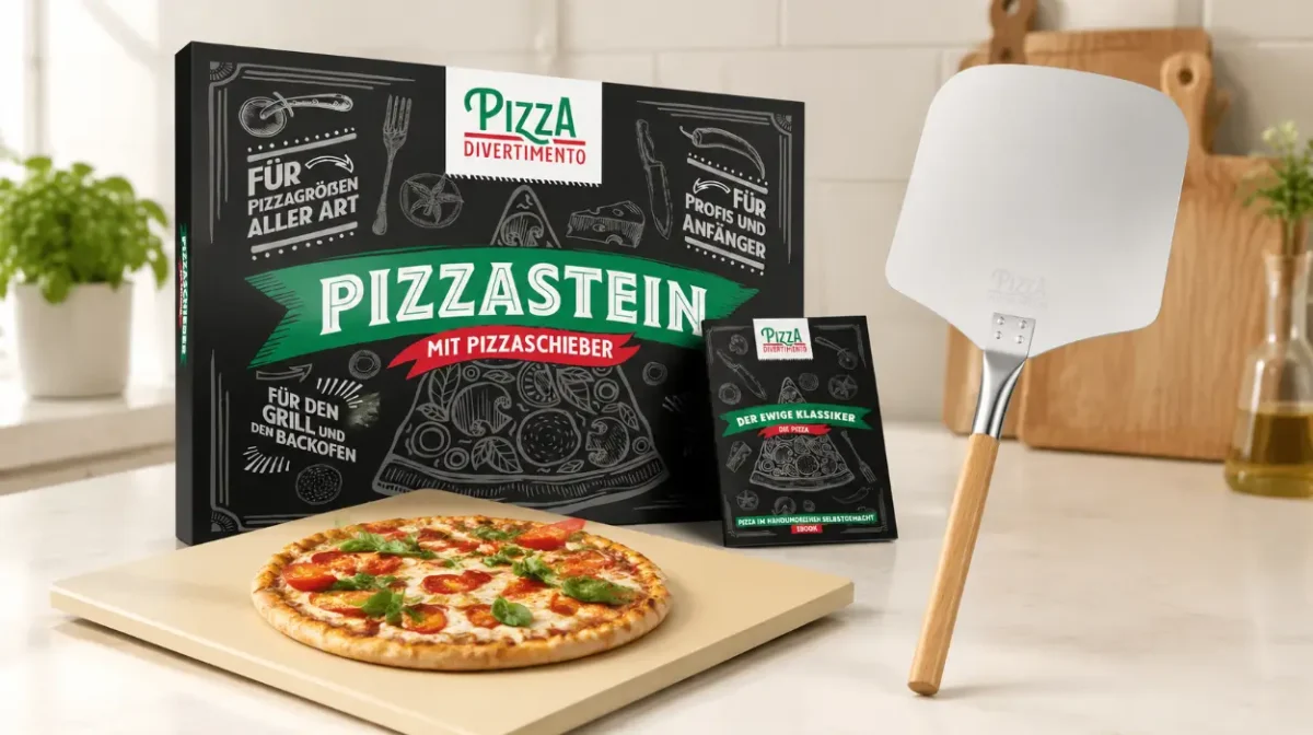 Piedra para pizza Pizza Divertimento para horno y parrilla de gas, ideal para bases crujientes y jugosas por sólo 32,57€ con envío gratis (-19%)
