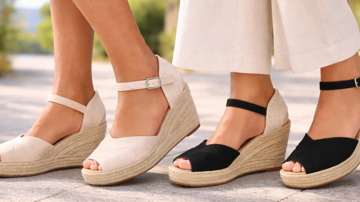 Estas son las sandalias de cuña de yute más vendidas ahora mismo por su estilo cómodo y elegante: a un precio buenísimo en 3 colores
