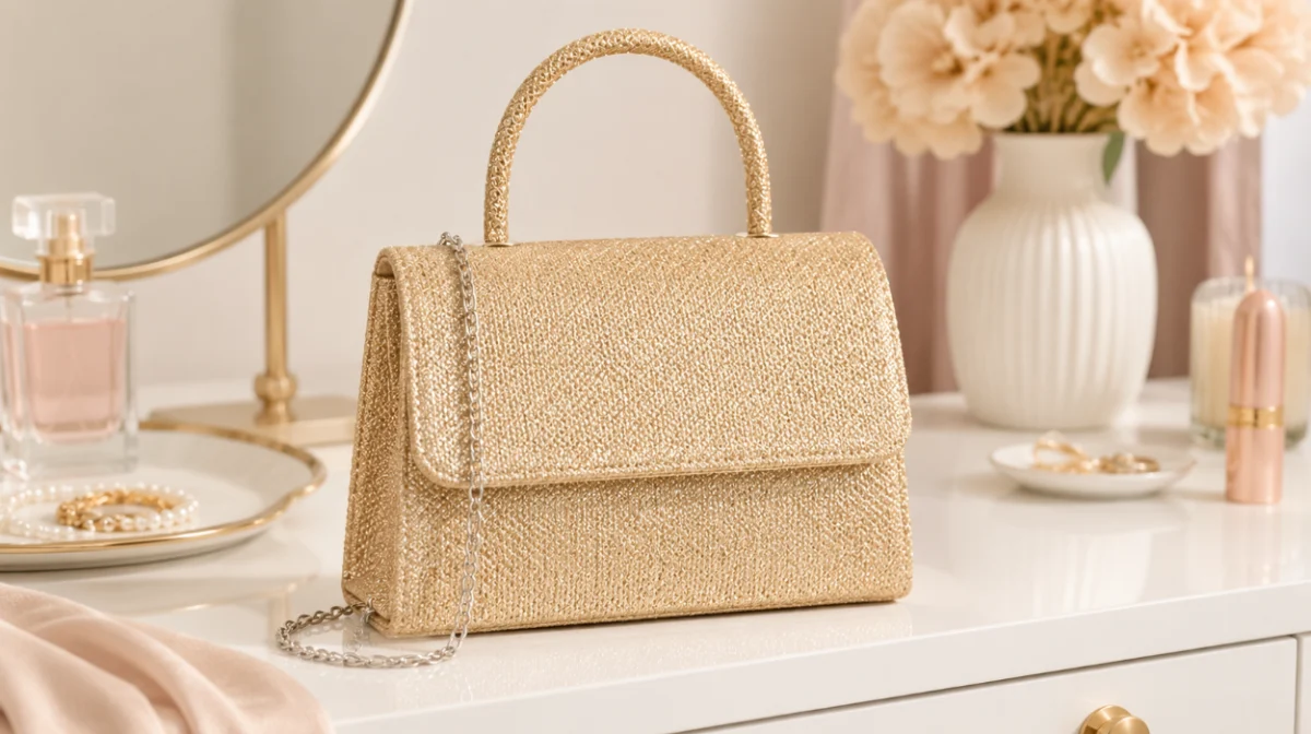 Brilla en tus eventos con este clutch de noche con cadena desmontable por sólo 12,69€ (-9%)