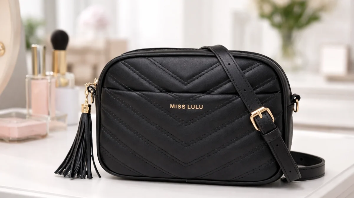 Consigue este bolso chic baratísimo: La bandolera de Miss Lulu que arrasa para ponerte con todo baja a sólo 11,96€ con cupón