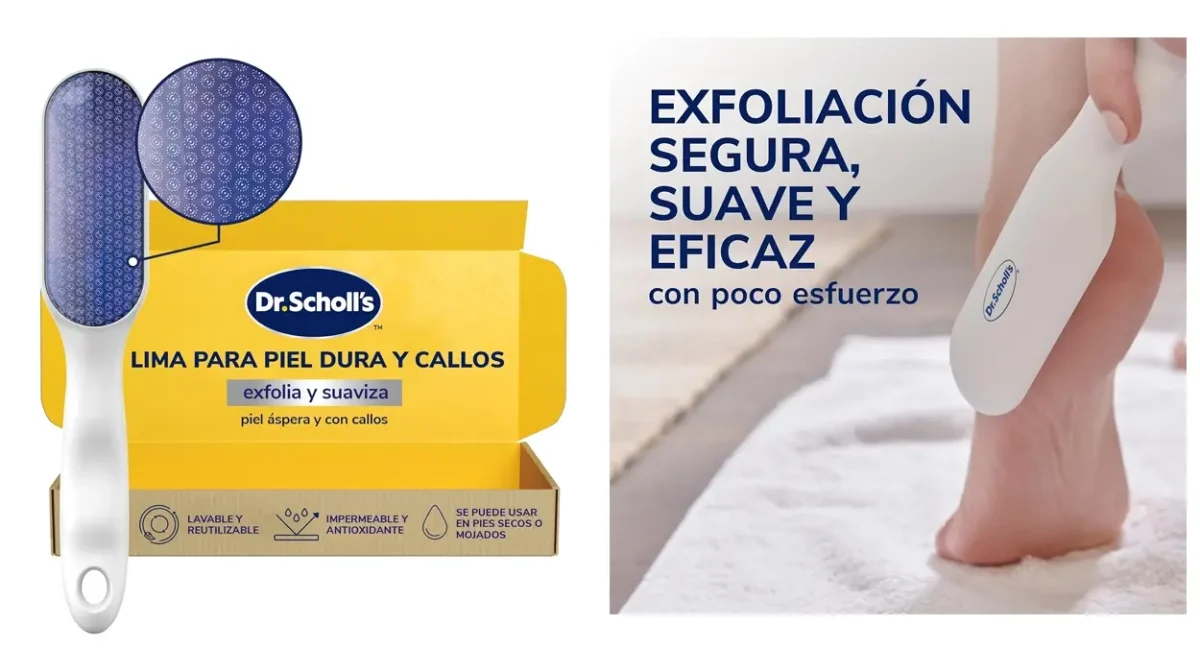 Lima manual Nano Cristal Scholl para pies por sólo 7,85€ (-21%)