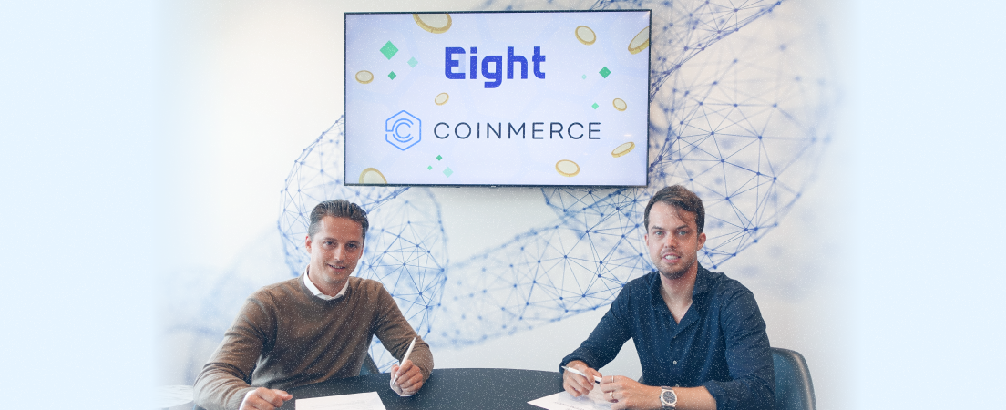 Coinmerce and Michaël van de Poppe partnership announcement