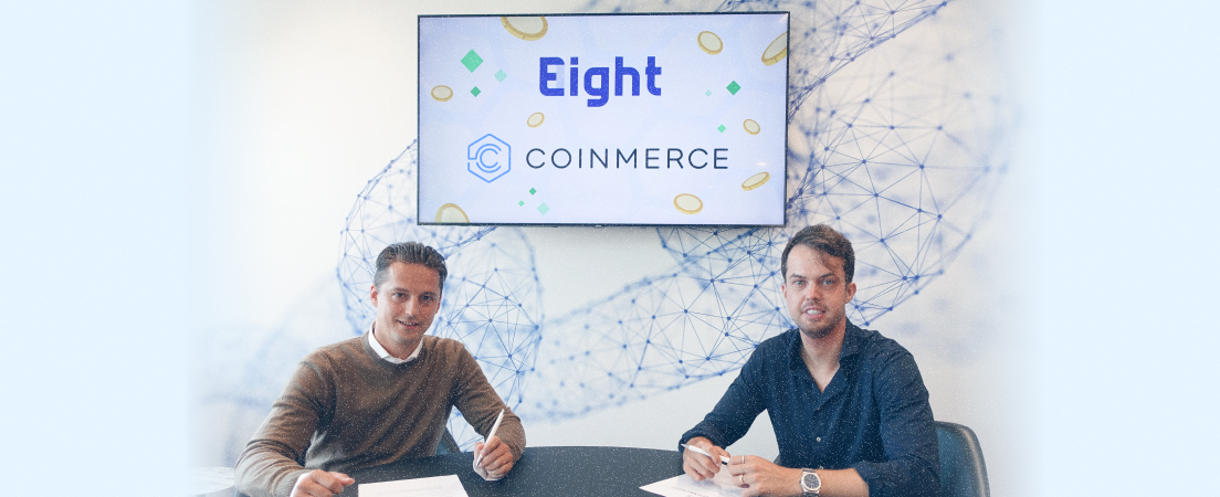 Samenwerking Coinmerce en Michaël van de Poppe (Eight Global)