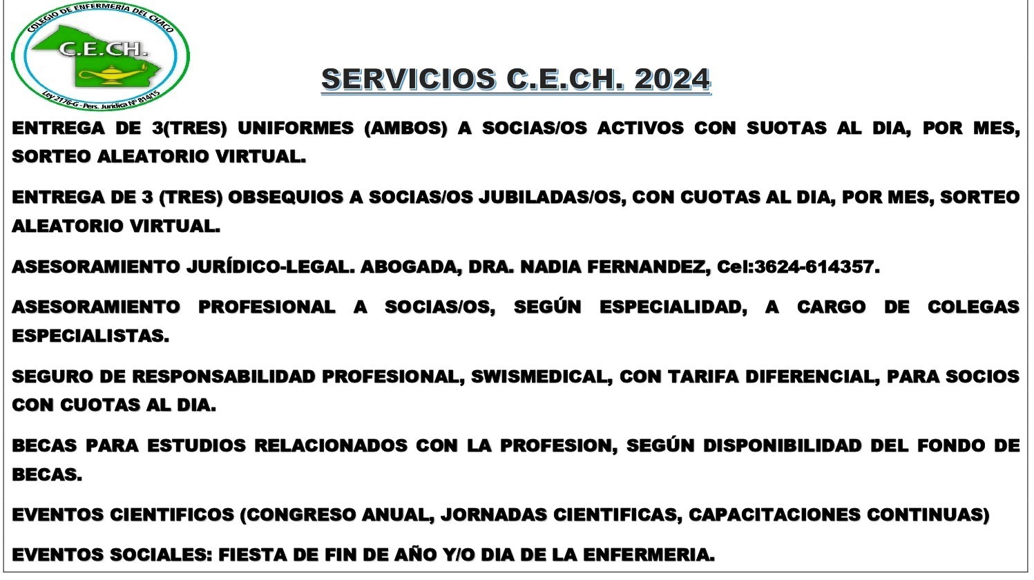 SERVICIOS CECH 2024